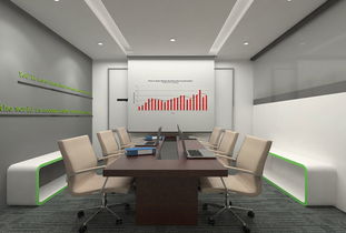 餐饮管理公司办公室装修设计案例效果图